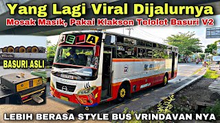 Viral Dijalurnya ❗️ Mosak Masik Full Telolet Basuri , Style Bus Vrindavan ❗️| trip RELA “ Renata “