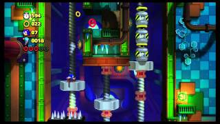 Sonic Lost World Lets Play Part 12 Finishing Up The Ice Factory