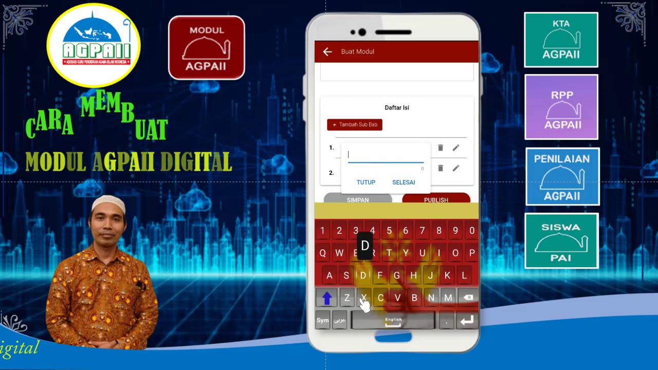 Tutorial cara Membuat Modul AGPAII Digital 