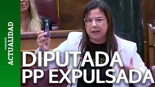 La diputada del PP Ana Vázquez, expulsada del Congreso por mostrar un spray de gas pimienta