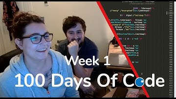 100 Days of Code, Week 1 - Javascript Particles and Pain