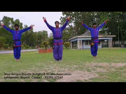 Shaolin five basic stances practice at Shaolin Kung Fu Kolkata