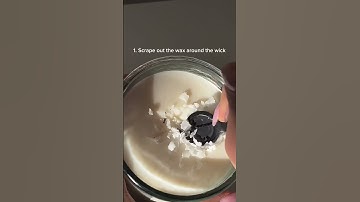 Here’s an easy fix for a buried candle wick! #candlebusiness #candlemaking #candles #candlemaker