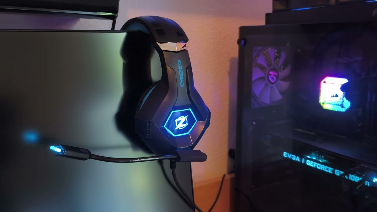 Обзор и тест микрофона игровых наушников Ozeino ZW1.