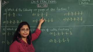 Class 4 Maths Chapter 9: Fractions | Solution Of Ex.-35