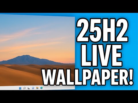 Windows 11: NEW Live Wallpaper Feature (25H2 Update)