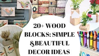 TOP 20 Cute Wood Block Crafts