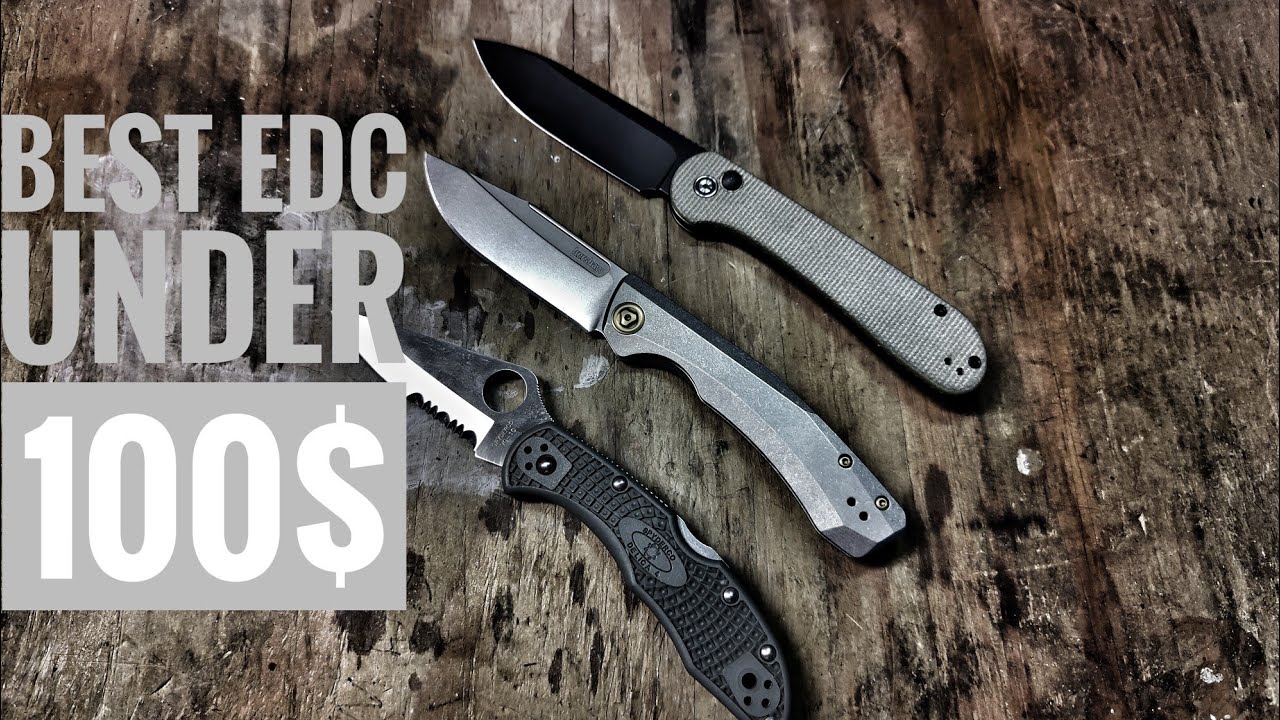 best EDC knives under 100. YouTube