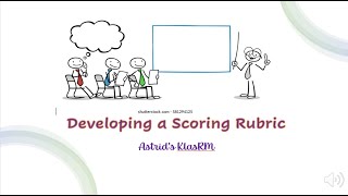 DEVELOPING A SCORING RUBRIC// ASSESSMENT OF LEARNING 2