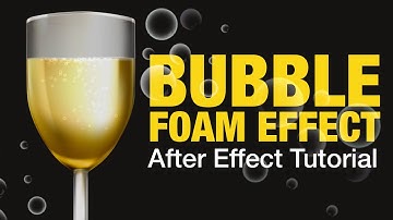 Bubble Foam effect create in After Effects | Fun Animation Tutorial