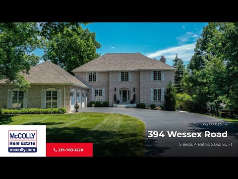 394 Wessex Road, Valparaiso, IN home video tour