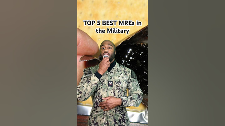 Top 5 BEST MREs of all time #miltok #navy #army #airforce #marines #coastguard #spaceforce