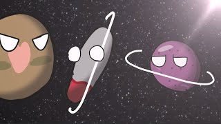 Trans neptunian object size comparison 2D (planetballs)