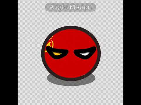 Alight Motion| Countryballs Test Animation#shorts#countryballs#test