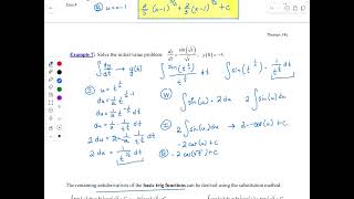 5.5 (video 4) U-substitution involving integrals