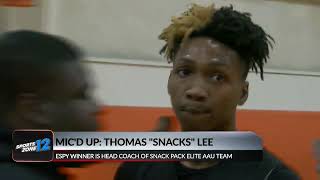 Sports Story: ESPY winner Thomas &quot;Snacks&quot; Lee leads local basketball team