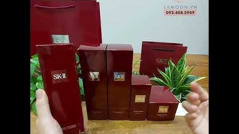 Review bộ dưỡng da sk ii