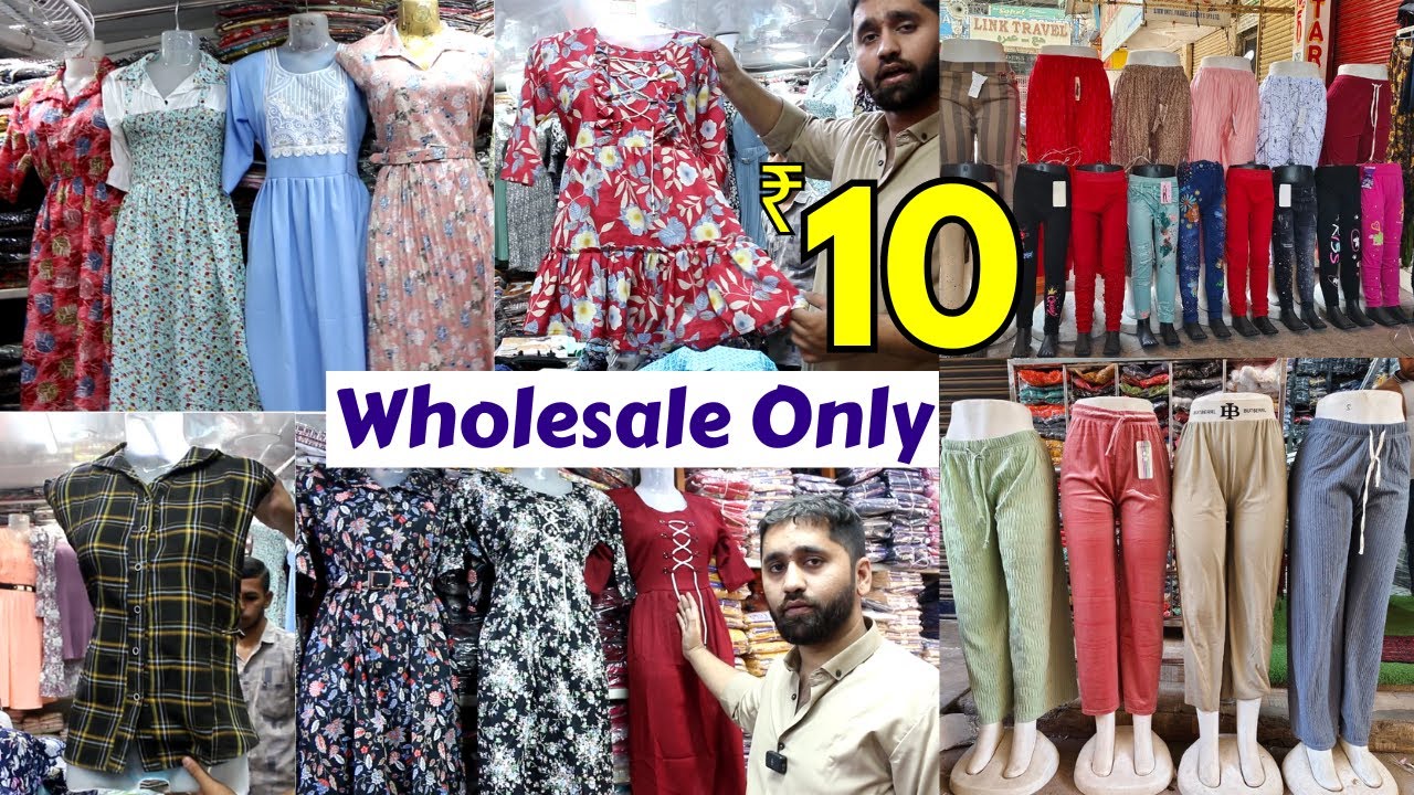 Hyderabad Wholesale Ladies Tops Leggings Dupatta Jeans Only From ₹10 