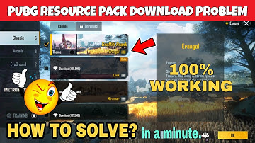 Pubg Resource Pack Download Problem Solved | Pubg Map Download Problem | Vormir Gaming