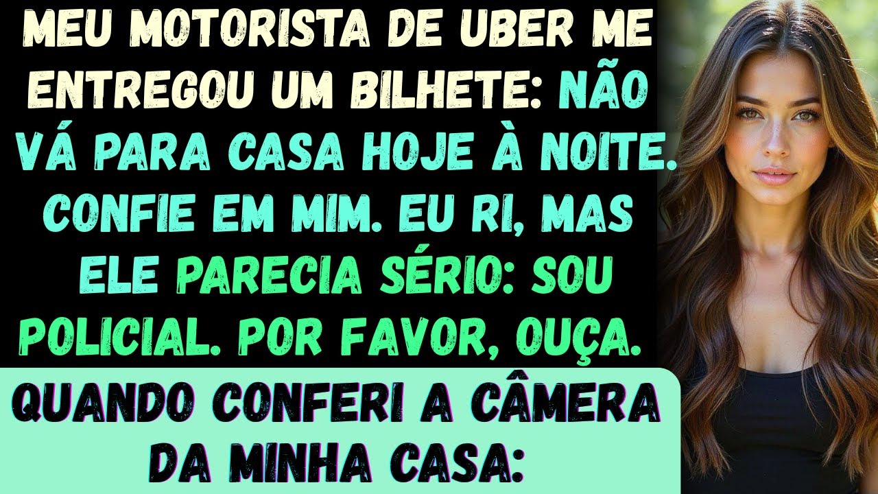 Meu motorista de Uber trancou as portas e disse: Não vá para casa, alguém já arrombou –então eu lig