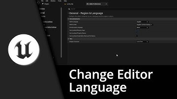 How to change Editor Language in Unreal Engine 5 ✅ Tutorial