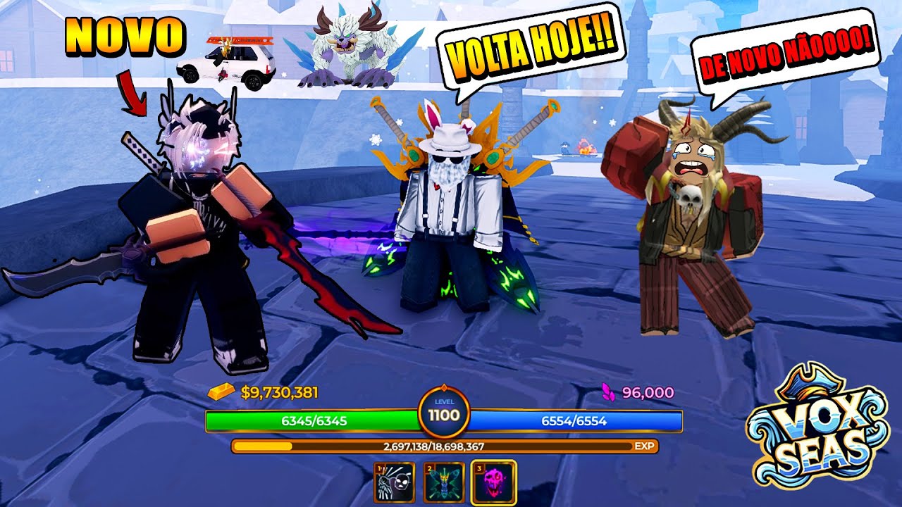 🔥RÁPIDO!! O ASKARD VAZOU NOVA ESPADA EXCLUSIVA E O VOX SEAS VOLTA HOJE? - ROBLOX