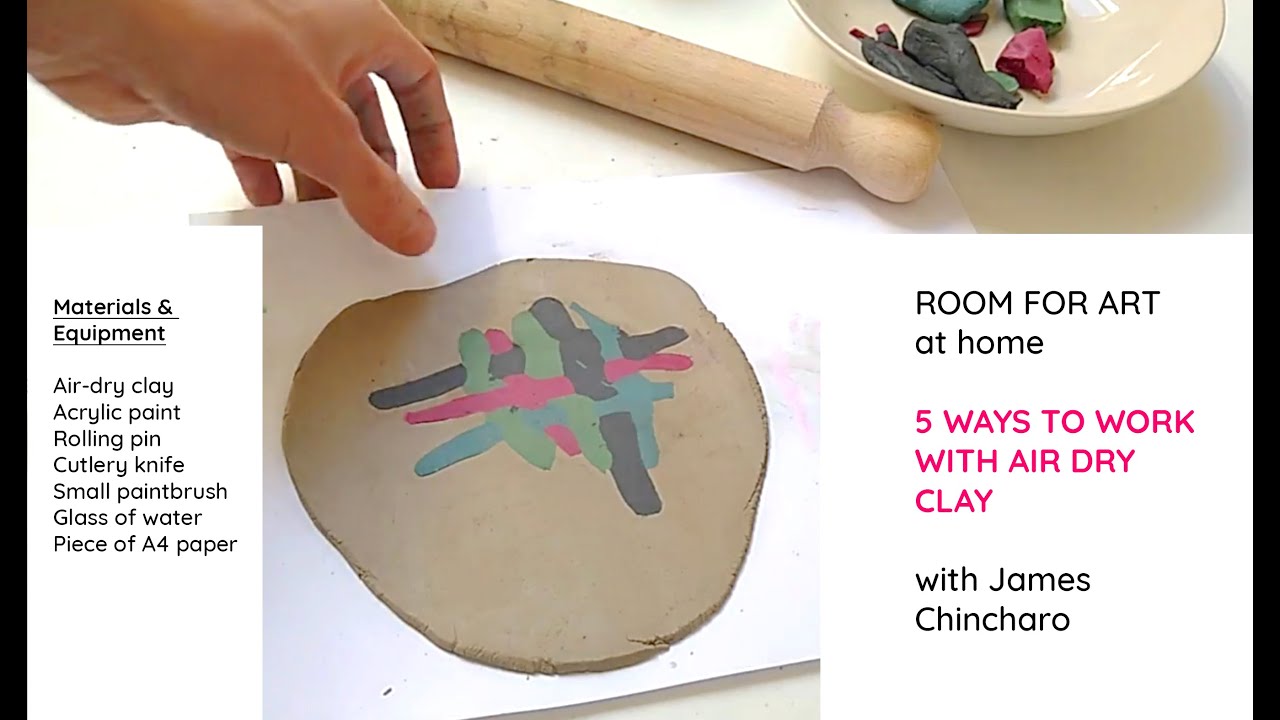 5 Ways to work with Air Dry Clay with James Chincharo
