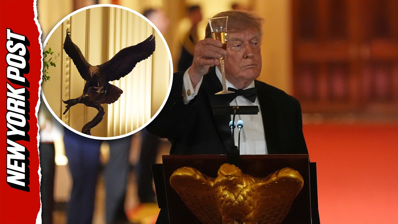 Trump Presents Bald Eagle Sculpture to Xi Jinping During Landmark State Dinner
