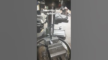 Deburring and chamfering tool aplications