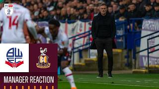 MANAGER REACTION: Alexander on Play-Off first leg