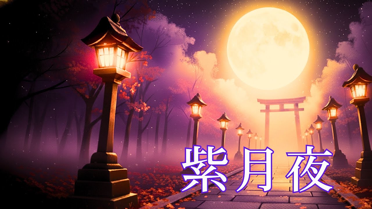 紫月夜｜月明かりに包まれる 和風アンビエントBGM / Shigetsuya | Japanese Ambient Music under the Moon
