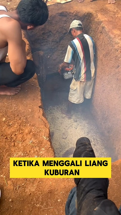 Penggali kuburan terpaksa menggunakan mesin senso ‼️‼️ #kuburan #makam #shorts