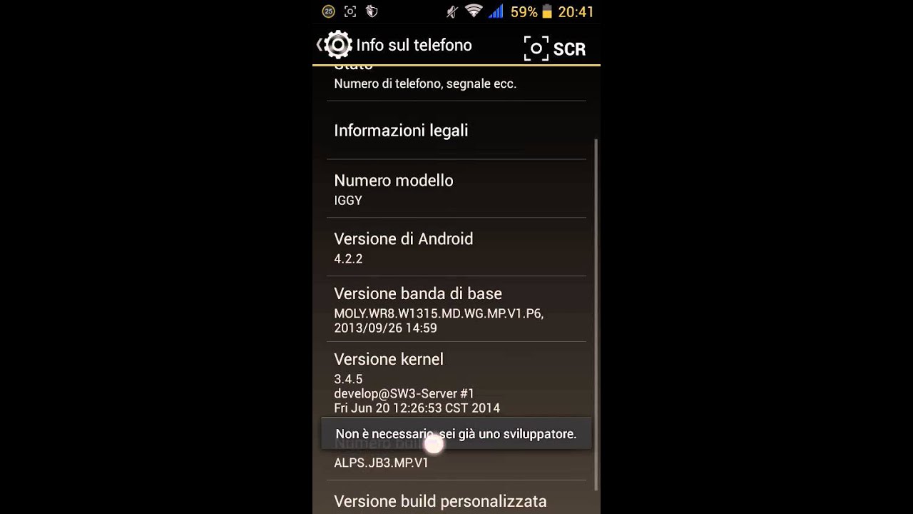 Puntino Nero In Alto A Sinistra Android