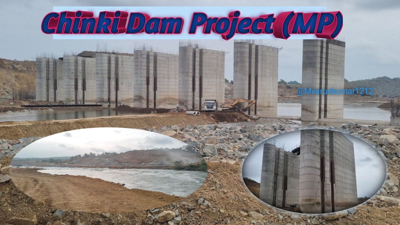 Chinki barrage | |Madhya Pradesh | Narmada River | Work Progressing | Piraha