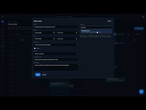 Video thumbnail: Booking customer meetings in Thrive Calendar