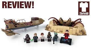 LEGO Desert Skiff & Sarlacc Pit (75396) 2bricks Review - GREAT Skiff, way overpriced :(