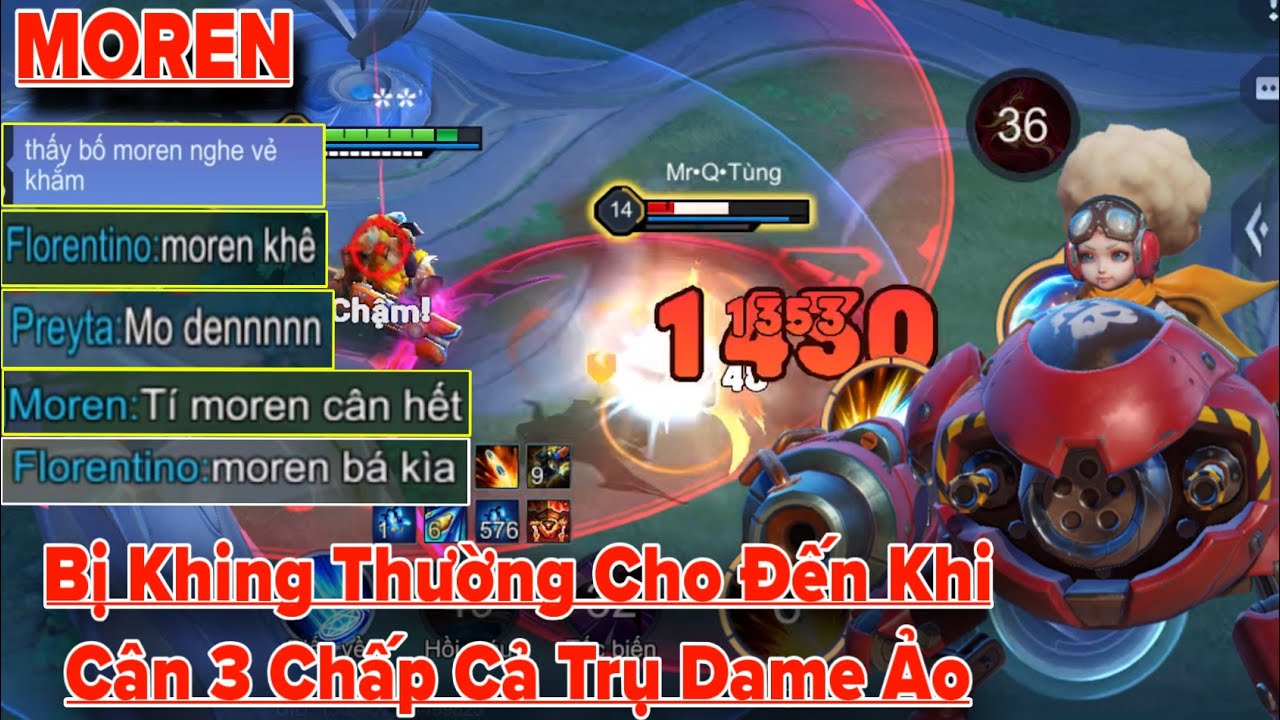 MOREN Đầu Trận Feed Bị Đồng Đội Xem Thường Cho Đến Khi Có 4 Món Tốc Biến Cân 3 Bắn Đồng Đội Phải Ghê