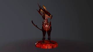 Fox Posed Turntable