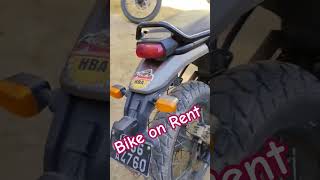 Manali Model Town  #travel #Bike on Rent