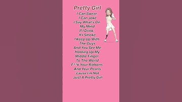 Thumbnail of Maggie Lindemann ~ Pretty Girl (Lyrics)