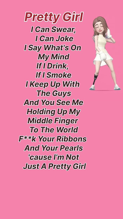 Maggie Lindemann ~ Pretty Girl (Lyrics)