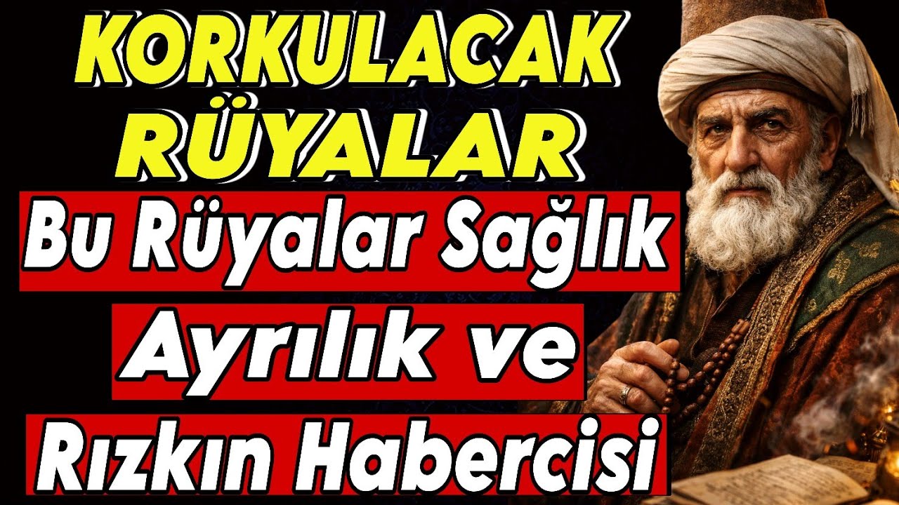 KORKULACAK RÜYALAR: Bu Rüyalar Sağlık, Ayrılık ve Rızkın Habercisi _ Mevlana’nın Hikmetiyle Rüya