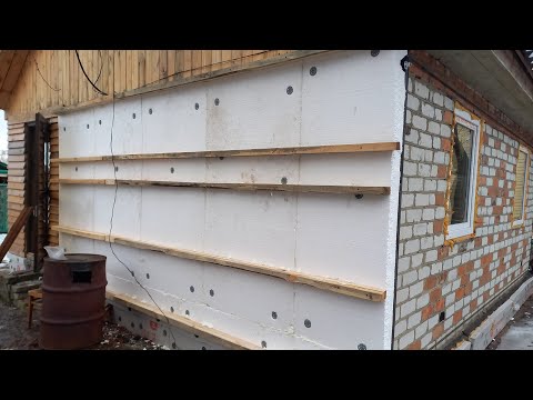 15 серия  УТЕПЛЕНИЕ  ДАЧИ ПЕНОПЛАСТОМ И БАЗАЛЬТОВОЙ ВАТОЙ