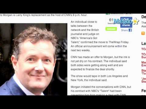 Piers Morgan Replacing Larry King