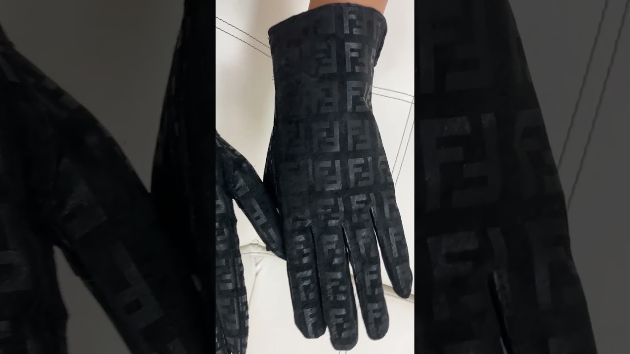 FENDI Zucca Leather Gloves Review｜フェンディ ズッカ柄レザー