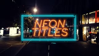 Top 10 Neon Sign Toolkit  | After Effects Templates