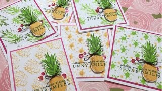 How to stamp several background with layering Stamps from Hero Arts