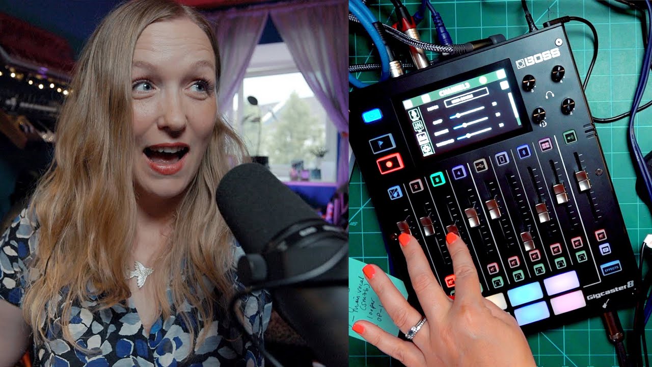 Boss Gigcaster + Roland RC30 loop pedal in action!