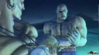 Street Fighter X Tekken : Dhalsim \u0026 Sagat Rival Battle Scene + Ending Cinematic [HD]