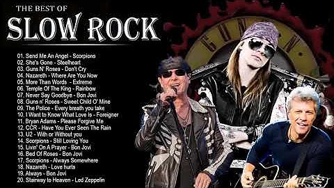 Best Slow Rock 70s 80s 90s Ever   Guns N